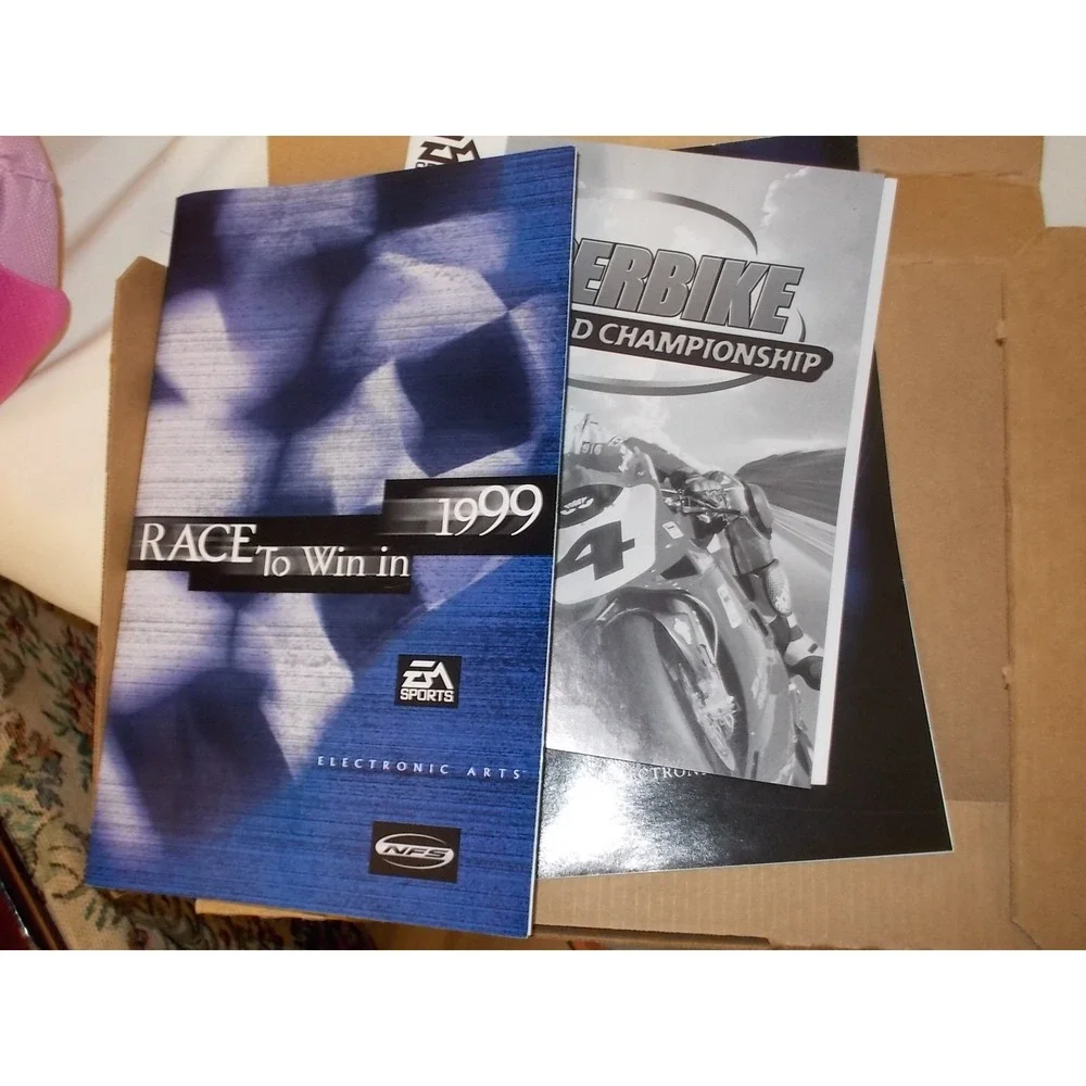 Superbike World Championship PC Game 1999 EA Sports Vintage Racing Nib w/ Manual